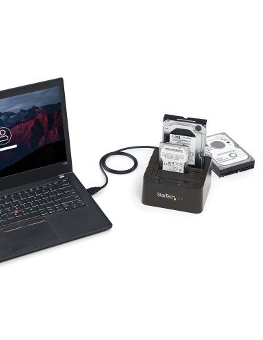 StarTech.com Box esterno USB 3.1 (10Gbps) a doppio alloggiamento da 2,5"/3,5" SATA SSD/HDD