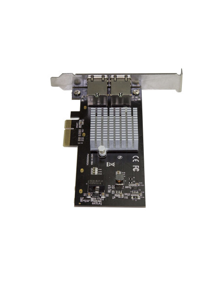 StarTech.com Scheda di Rete Ethernet PCIe a 2 porte 10GB - Adattatore di rete PCI Express 10GBASE-T/NBASE-T con chip Intel-X550A