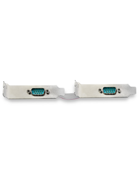 StarTech.com Scheda adattatore seriale PCI Express RS232 a 2 porte - Scheda controller host seriale PCIe RS232 - PCIe a seriale 