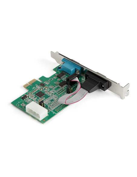 StarTech.com Scheda Seriale PCI Express con 2 Porte - Controller PCIe RS232 - 16950 UART - Scheda Seriale di Espansione DB9 a Pr