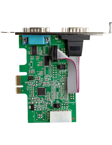 StarTech.com Scheda Seriale PCI Express con 2 Porte - Controller PCIe RS232 - 16950 UART - Scheda Seriale di Espansione DB9 a Pr