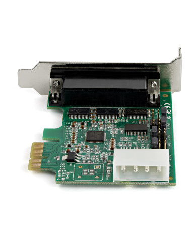 StarTech.com Scheda adattatore seriale PCI Express RS232 a 4 porte - Scheda controller host seriale PCIe RS232 - PCIe a seriale 
