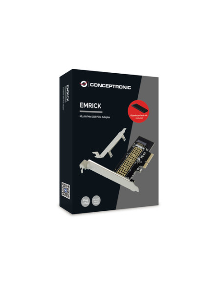 Conceptronic EMRICK05BS scheda di interfaccia e adattatore Interno M.2