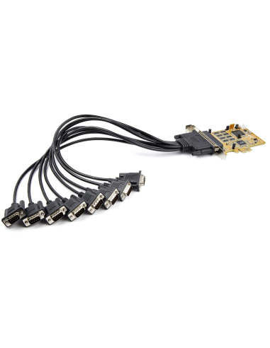 StarTech.com Scheda seriale PCI Express a 8 porte - Scheda adattatore seriale PCIe RS232 - Scheda di espansione/controller card 