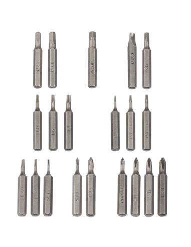 StarTech.com Set di cacciavite elettrico di precisione a 20 punte - Kit di cacciaviti a batteria portatile/mini per riparazioni 