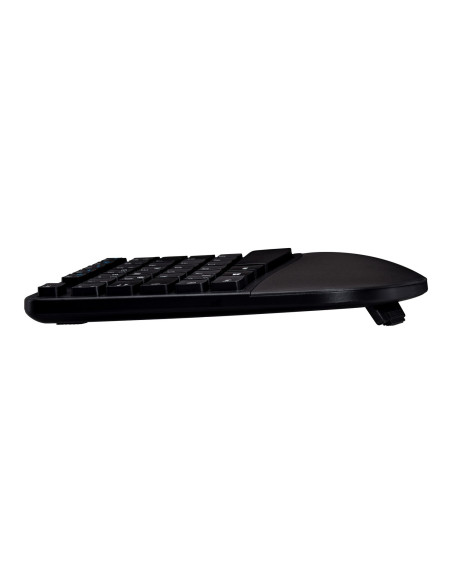 V7 Tastiera, mouse e combinazione con tastierino wireless ergonomici