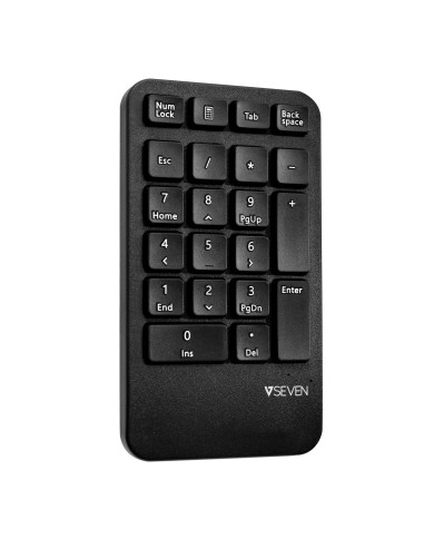 V7 Tastiera, mouse e combinazione con tastierino wireless ergonomici