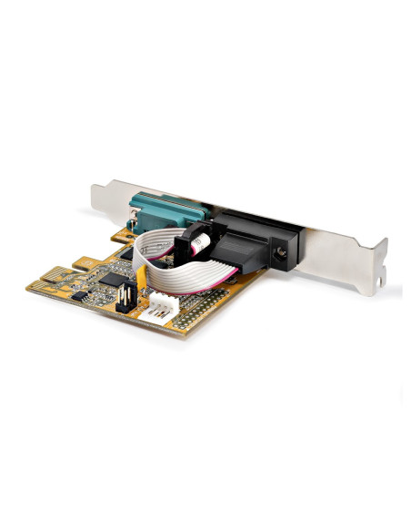 StarTech.com Scheda seriale PCI Express a due porte - Scheda di interfaccia seriale da PCIe a 2x RS232 (DB9)- Scheda PCIe con st