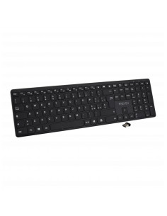 V7 Tastiera Bluetooth KW550ITBT da 2,4 GHZ a due modalità, QWERTY italiano - Nero 2