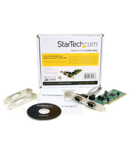 StarTech.com Scheda adattatore seriale PCI RS-422/485 a 2 porte con 161050 UART