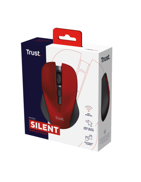 Trust 21871 mouse Ufficio Ambidestro RF Wireless Ottico 1800 DPI