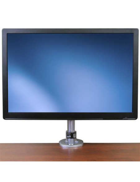 StarTech.com Supporto per Monitor con altezza regolabile - Braccio porta Monitor LCD LED con gancio per gestione cavi