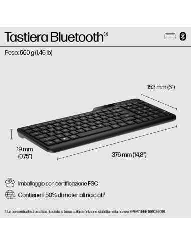 HP Tastiera Bluetooth multi-dispositivo 460