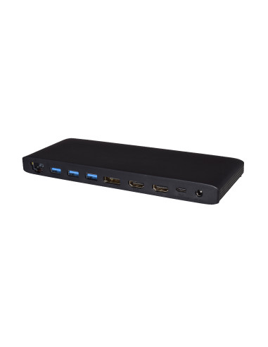 V7 DOCKUCPT3D replicatore di porte e docking station per laptop Cablato USB 3.2 Gen 2 (3.1 Gen 2) Type-C Nero