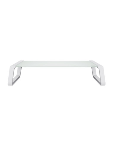 Trust 25351 Supporti a parete per TV Scrivania Trasparente, Bianco