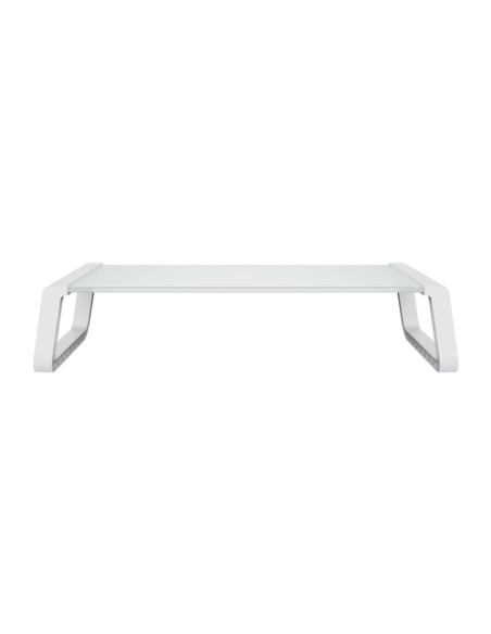 Trust 25351 Supporti a parete per TV Scrivania Trasparente, Bianco