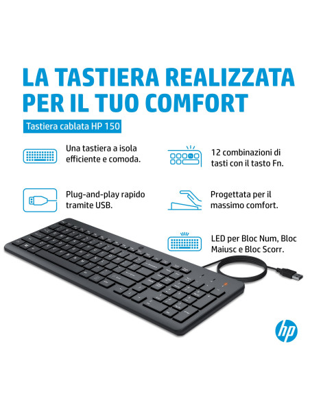 HP Tastiera cablata 150