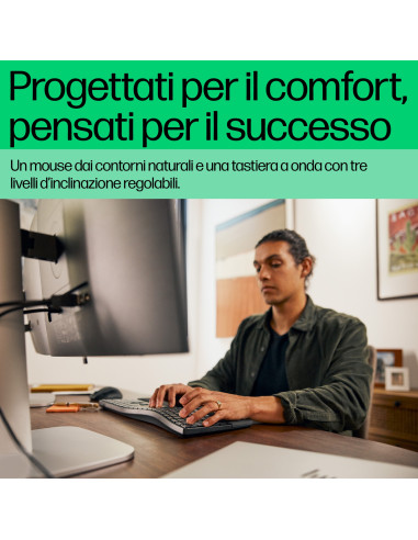 HP Combinazione di mouse e tastiera 680 Comfort Dual-Mode