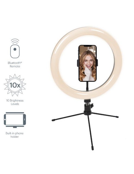 V-GLAMOUR 10 SELFIE RING LIGHT W/-
