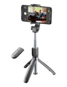 Cellularline Freedom - Universale Asta selfie Bluetooth® treppiede