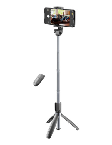 Cellularline Freedom - Universale Asta selfie Bluetooth® treppiede