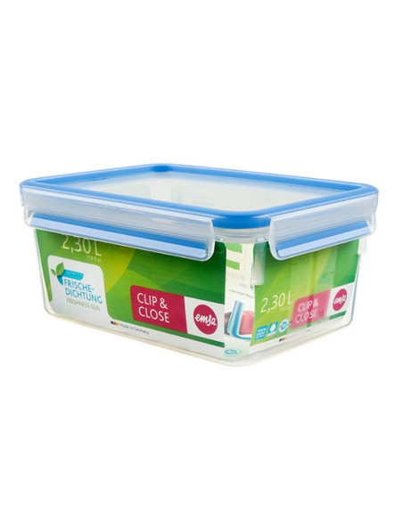 EMSA 508544 recipiente per cibo Rettangolare Scatola 2,3 L Trasparente 6 pz