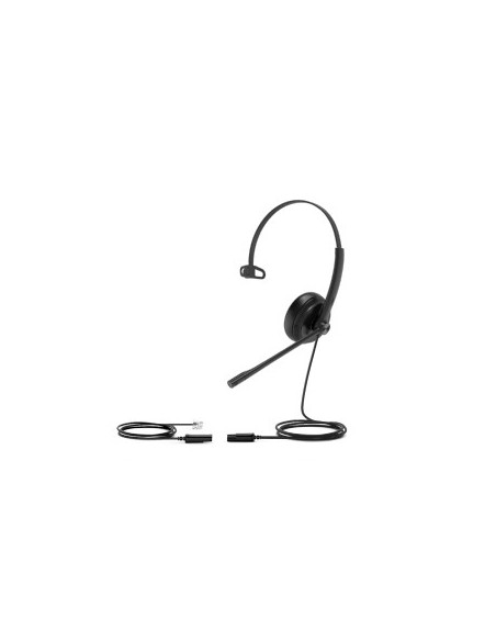 Yealink YHS34 Lite Mono Auricolare Cablato A Padiglione Ufficio Nero