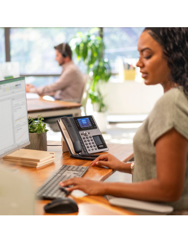 POLY Telefono IP Edge E450 abilitato per PoE