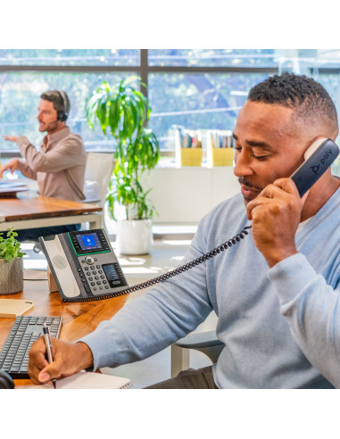 POLY Telefono IP Edge E450 abilitato per PoE