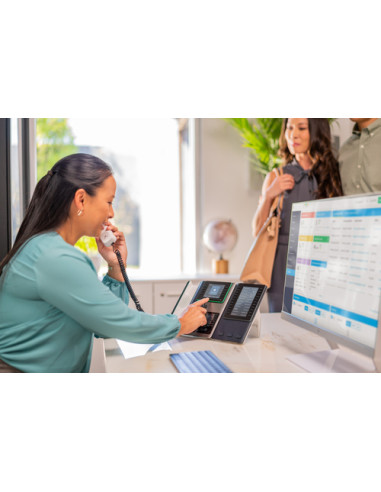 POLY Telefono IP Edge E400 abilitato per PoE