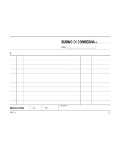 CF5BLOCCO BUONI CONS RIC 11.5X16.5