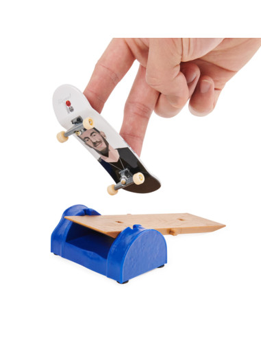 Tech Deck , Plan B Skateboards, Serie Versus, Confezione da 2 Fingerboard da Collezione e Set di Ostacoli, Miniskate, Giocattoli