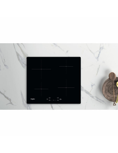 Whirlpool WS Q2160 NE Nero Da incasso 59 cm Piano cottura a induzione 4 Fornello(i)