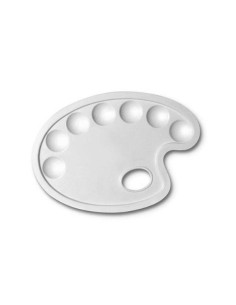 TAVOLOZZA RETTANGOLARE PLAST.