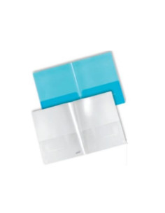 CF5CARTELLINA DOPPIA TASCA INT BLU