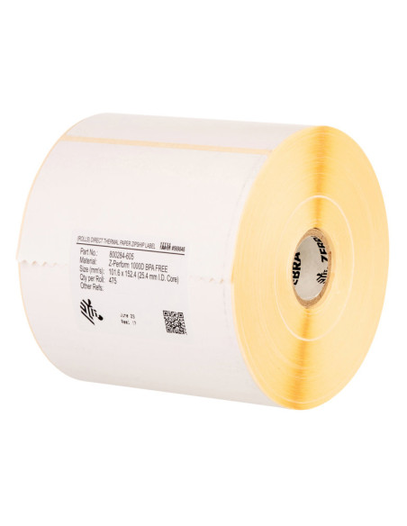 ETICHETTE ZEBRA Z-PERFORM CONF 4PZ 105 MM WIDTH X 148 MM LUNGHEZZA