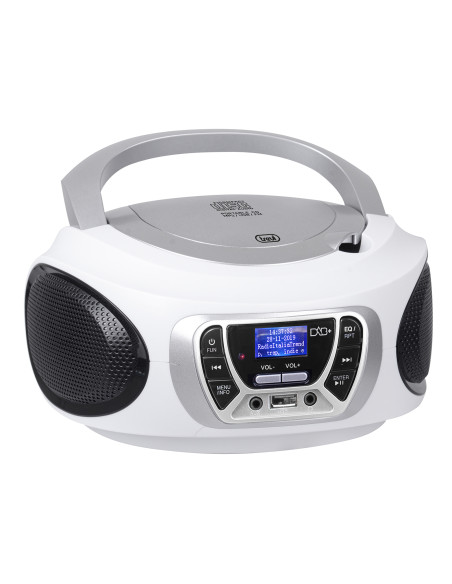 Trevi CMP 510 DAB Digitale 3 W DAB, DAB+, FM Bianco Riproduzione MP3