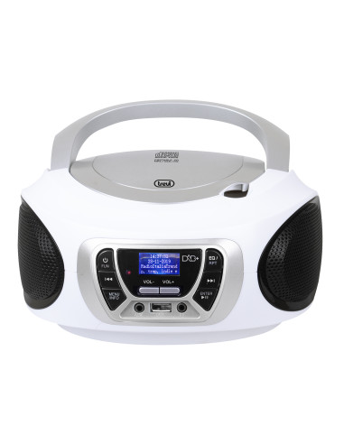 Trevi CMP 510 DAB Digitale 3 W DAB, DAB+, FM Bianco Riproduzione MP3