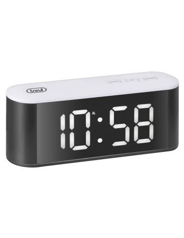 Trevi EC 883 BL Sveglia digitale Nero, Bianco