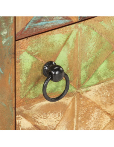 Comodino 40x30x50 cm in Legno Massello di Recupero