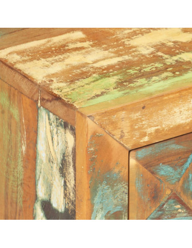 Comodino 40x30x50 cm in Legno Massello di Recupero