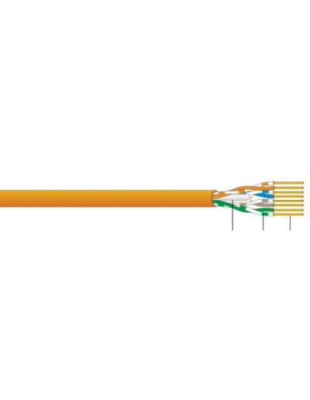 CAVO U/UTP CAT.6A CCA ARANCIO 500M