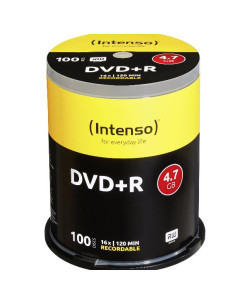 DVD+R 4.7GB 16X SLIM CASE 100PZ.