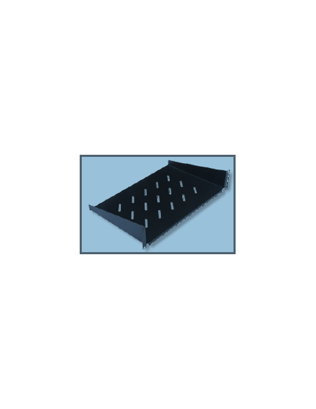 RIPIANO FISSO 1U P300 2 MONT.NERO