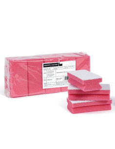 CONF. 10 SPUGNE ANTIGRAFFIO - ROSSO