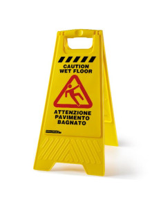 CARTELLO SEGNALATORE  WET FLOOR
