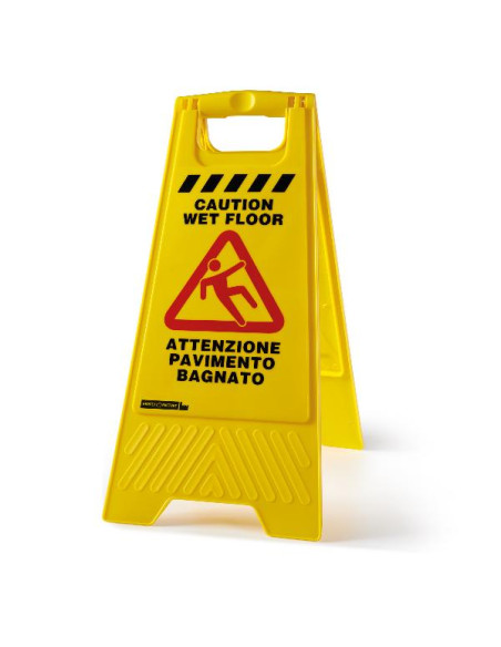CARTELLO SEGNALATORE  WET FLOOR