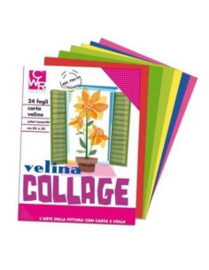 CARTAVELINA UNICOLORE 24 FG ROSA