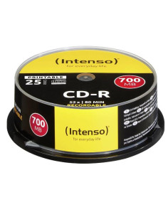 CD-R 700MB.12X PRINTABLE SPIN.25PZ.