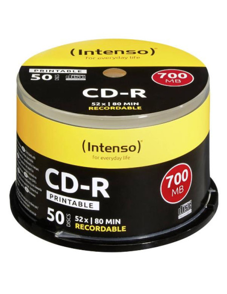CD-R 700MB.12X SPIND.PRINTABLE 50PZ